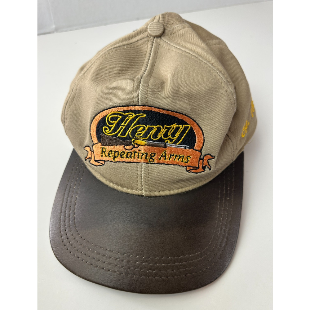 Henry Repeating Arms Est.1862 Men's Adjustable Baseball Cap Hat USA Made *Flawed - Picture 2 of 11